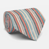 RETRO LINES T-Shirt Stropdas (Opgerold)