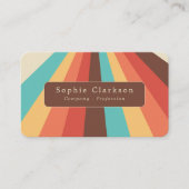 Retro Lines Visitekaartje (Voorkant)