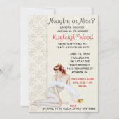 Retro Lingerie Shower-uitnodiging Kaart (Voorkant)