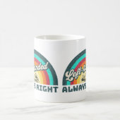 Retro linkshandig, altijd rechts koffiemok (Center)