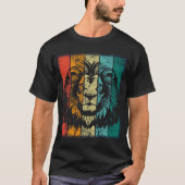 Retro Lion Face T-shirt (Voorkant)