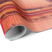 Retro-lippenstift Cadeaupapier (Rol Hoek)