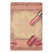 Retro-lippenstift Mini Klembord (Achterkant)