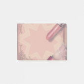 Retro-lippenstift Post-it® Notes (Voorkant)