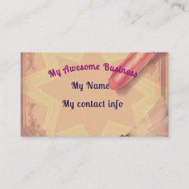 Retro-lippenstift Visitekaartje