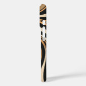 Retro Liquid Swirl Abstract Patroon Case-Mate iPhone Case (Achterkant / Links)