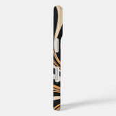 Retro Liquid Swirl Abstract Patroon Case-Mate iPhone Case (Achterkant / Rechts)