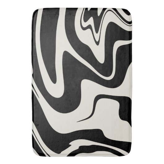 Retro Liquid Swirl Glam #2 #retro #decor #art Badmat (Voorkant Verticaal)