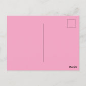 Retro Liquid Swirl Groovy Abstract Paars Roze Briefkaart (Achterkant)