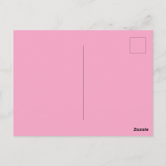 Retro Liquid Swirl Groovy Abstract Paars Roze Briefkaart (Achterkant)