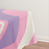 Retro Liquid Swirl Groovy Abstract Paars Roze Tafelkleed (Voorbeeld)