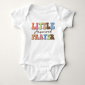Retro Little Answered Prayer Baby Bodysuit (Voorkant)