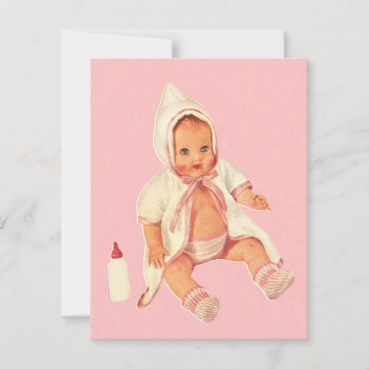 Retro Little Baby shower Cadeaus (Voorkant)