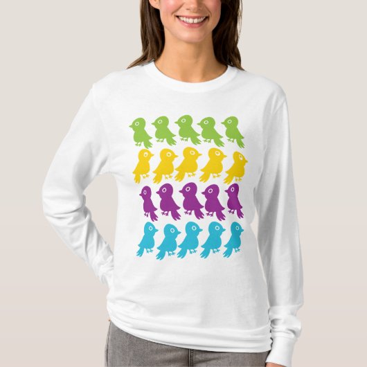 Retro Little Bird  T-shirt (Voorkant)