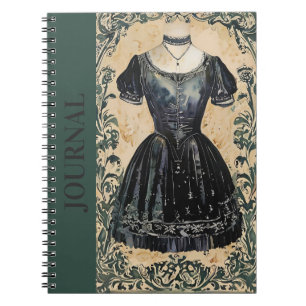 Retro Little Black Dress Sketchbook LBD Anna Notitieboek