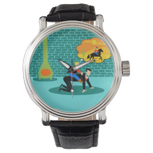 Retro Little Cowboy Watch Horloge