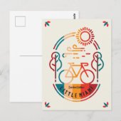 Retro Little Miami Bike Trail Briefkaart (Voorkant / Achterkant)