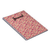 Retro Little Pink Flowers Journal Notitieboek (Rechterzijde)