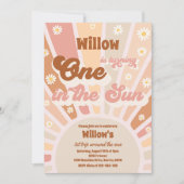 Retro Little Sunshine One op zondag Kaart (Voorkant)