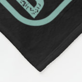 Retro Live Lachbroodrooster Bath Skeleton Grappig  Fleece Deken (Hoek)