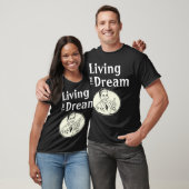 Retro Living the Dream Dark T-Shirt (Unisex)