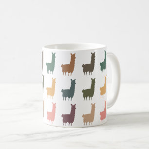 Retro Llama Alpaca Drinkgerei Cadeau voor Dierenli Koffiemok