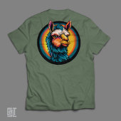 Retro Llama Klassieke Ontspannen Sfeer T-shirt