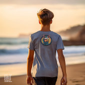Retro Llama Klassieke Ontspannen Sfeer T-shirt
