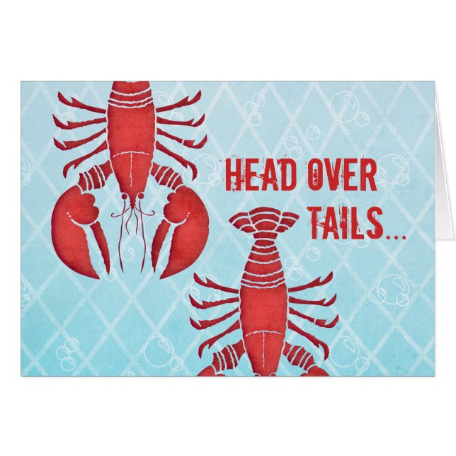 Retro Lobster (Voorkant Horizontaal)