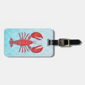 Retro Lobster Bagagelabel (Voorkant horizontaal)