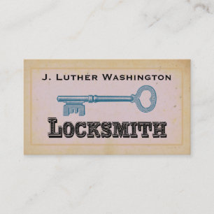 Retro Locksmith Professional Visitekaartje
