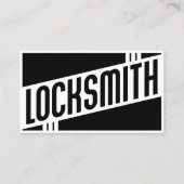 retro locksmith visitekaartje (Voorkant)