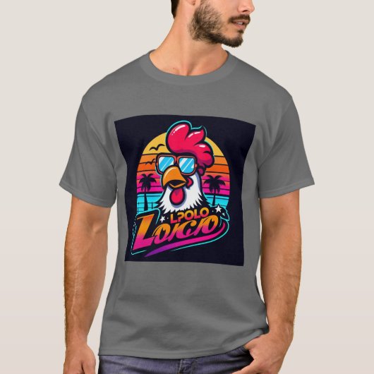 Retro Loco-Shirt T-shirt (Voorkant)