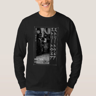 Retro Lofi Tokyo Japanse Streetslijtage esthetisch T-shirt