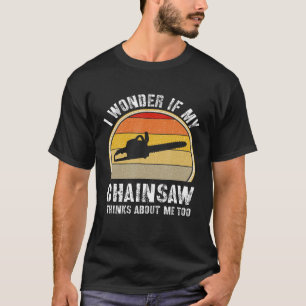 Retro Logging Voor Mannen Kettingzaag Logger Arbor T-shirt