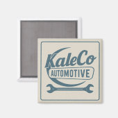 Retro Logo Magneet (Voorkant / Achterkant)