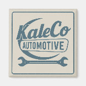 Retro Logo Magneet (Voorkant)
