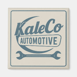 Retro Logo Magneet