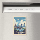Retro Londen Groot-Brittannië Brits Landmark Reize Magneet (Insitu (Vaatwasser))