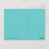 Retro London Bus Briefkaart (Achterkant)