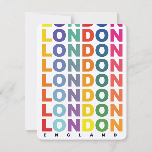 Retro London England poster (Voorkant)