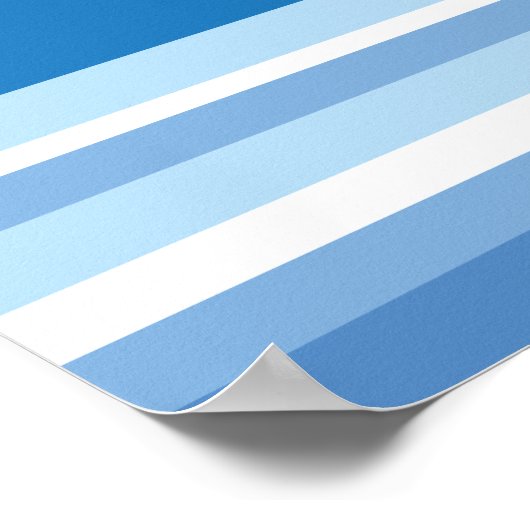 Retro London Skyline met Fireworks Poster (Hoek)