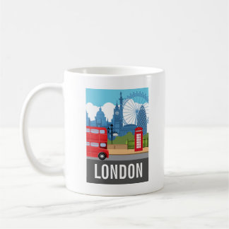 Retro London Tea Iconic Landmarks Koffiemok