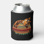 Retro Long Neck Animal Giraffe Zoo Blikjeskoeler (Blikje Voorkant)