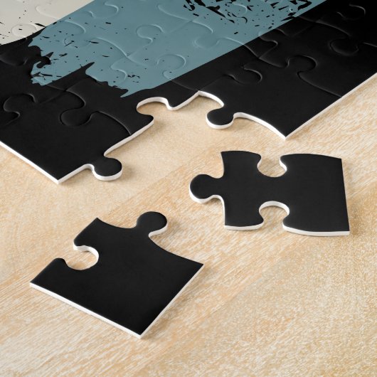 Retro  Longboard meisje Legpuzzel (Zijkant)