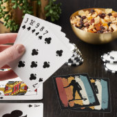 Retro Longboard meisje Pokerkaarten (Insitu)