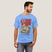 Retro LOONEY TUNES™ brandt op tv T-shirt (Voorkant volledig)