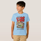 Retro LOONEY TUNES™ brandt op tv T-shirt (Voorkant volledig)