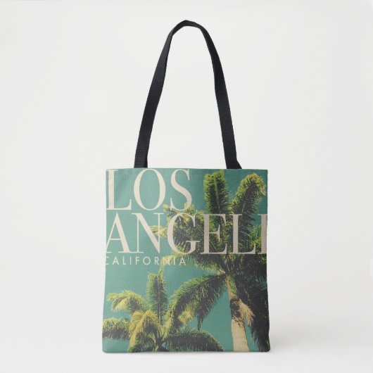 Retro Los Angeles Canvas tas (Voorkant)