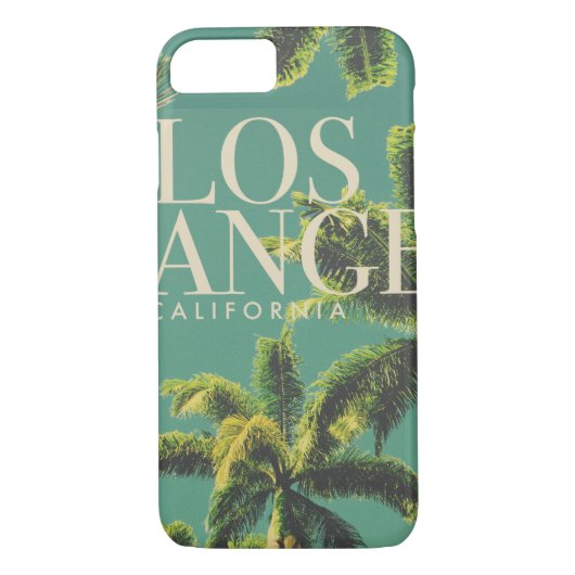 Retro Los Angeles iPhone Case (Achterkant)